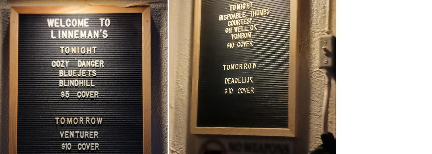 Linneman's Riverwest Inn Menu