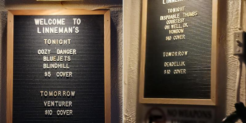 Linneman's Riverwest Inn Menu