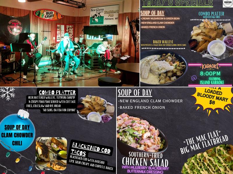 Traditions Pub and Grill Menu