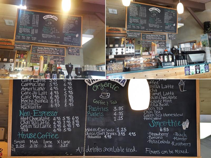 Valley Java Menu