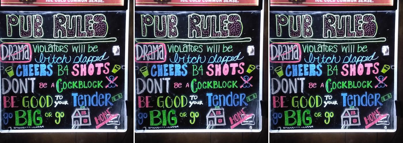 Apple Pub Menu