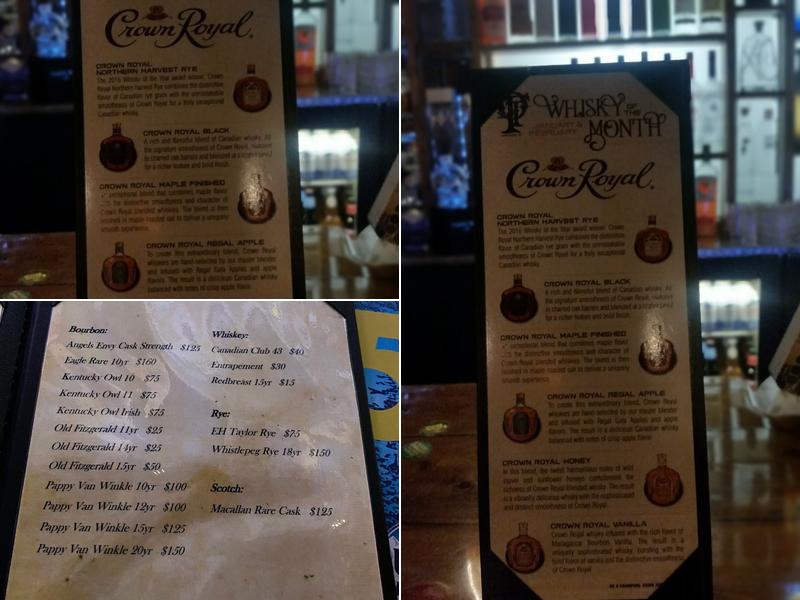Olde Town Tavern Menu