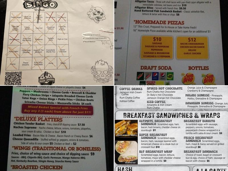 Flagstone Menu