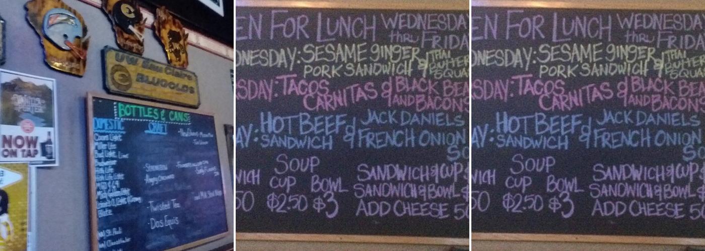 Mousetrap Tavern Menu