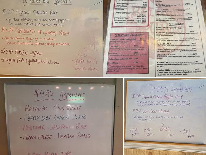 Wedges Menu
