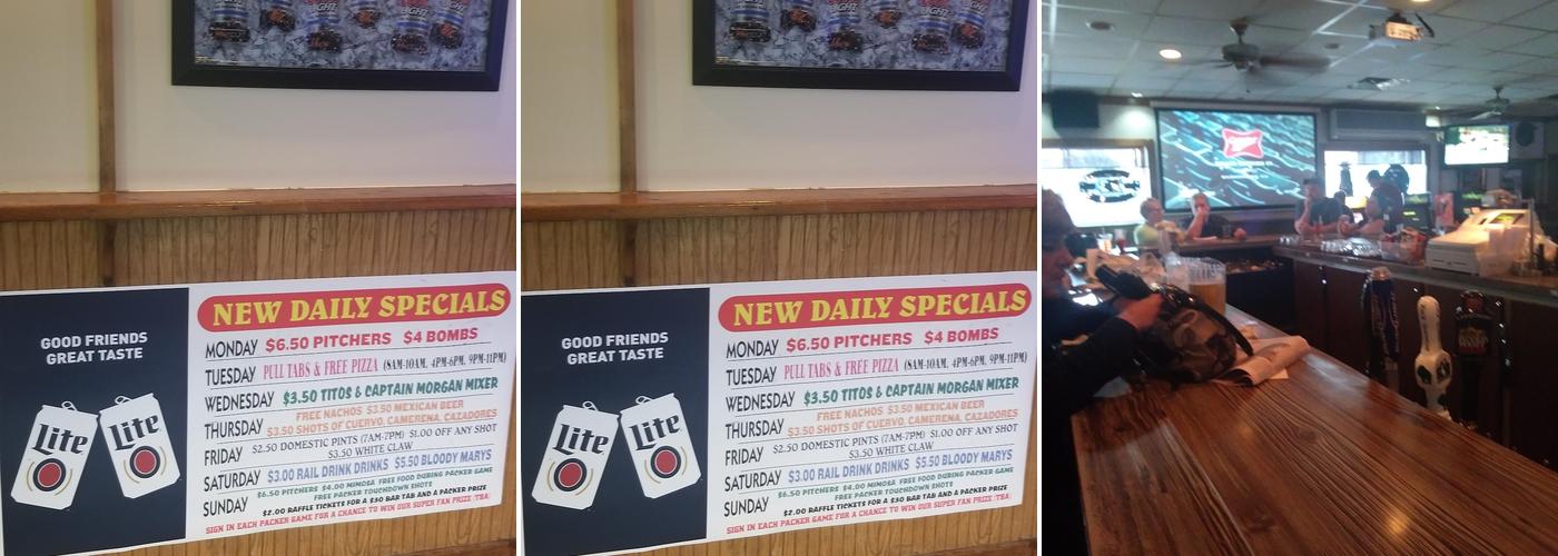 Kip's Inn Menu