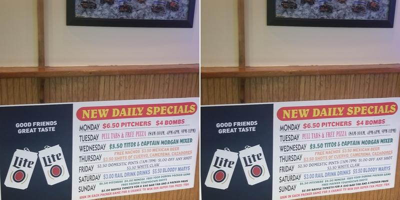 Kip's Inn Menu