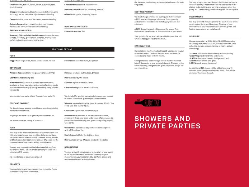The Ruby Tap Menu