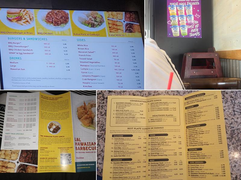 L&L Hawaiian Barbecue Menu