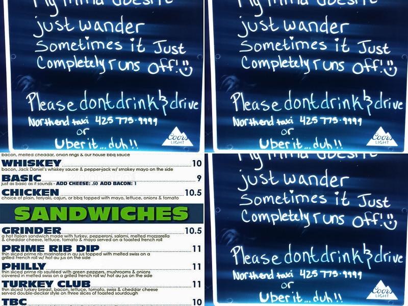 Pub 44 Menu
