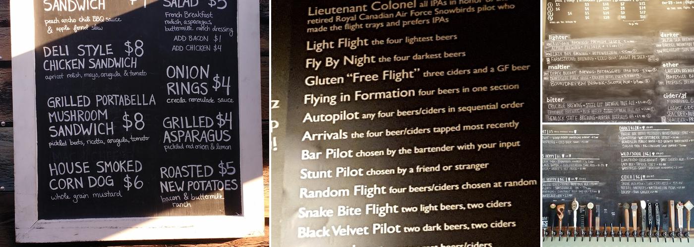 Ridgecrest Public House Menu
