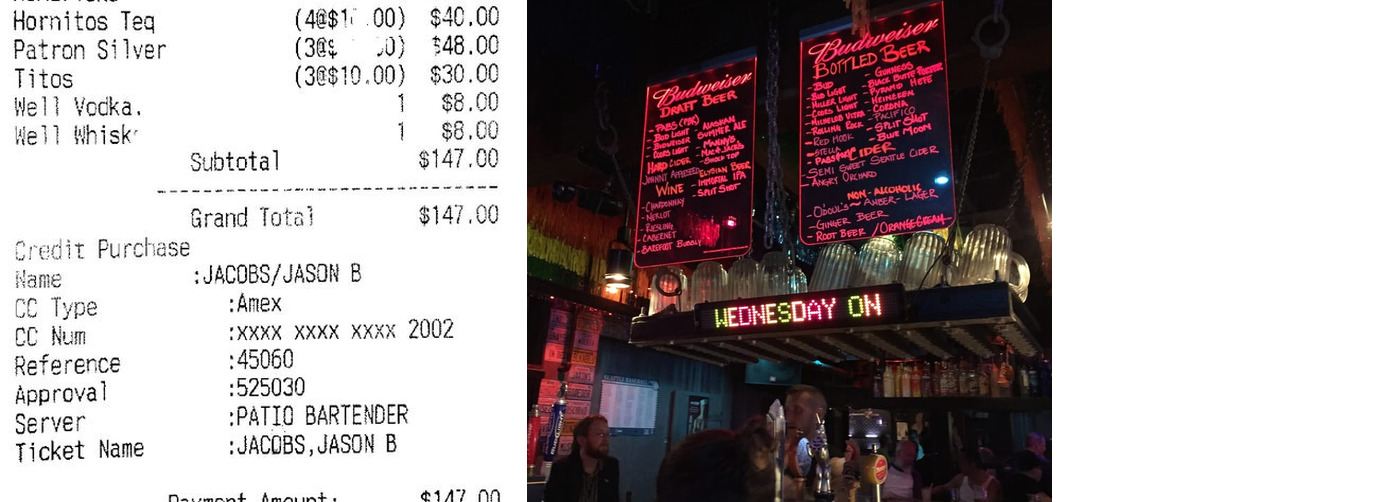 The Cuff Complex Menu