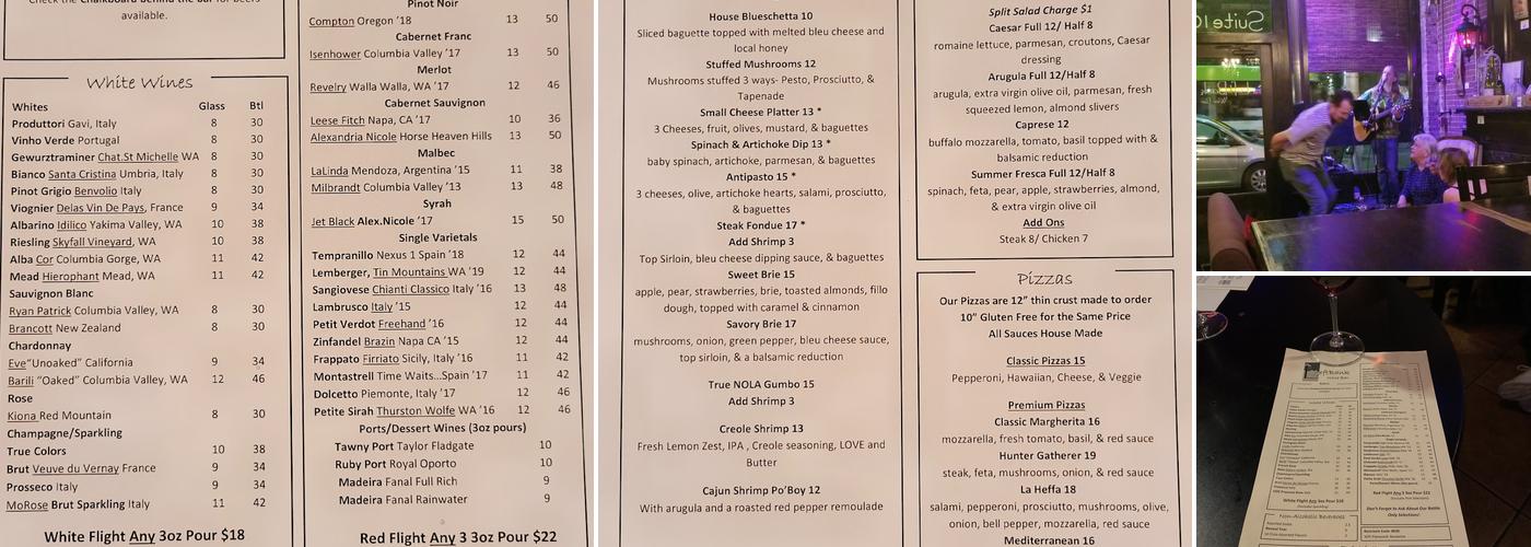 LeftBank Wine Bar Menu