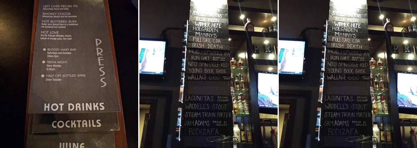 PRESS Menu