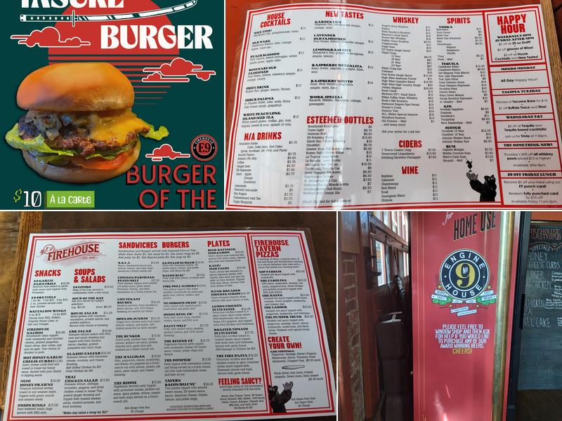 E9 Firehouse & Gastropub Menu