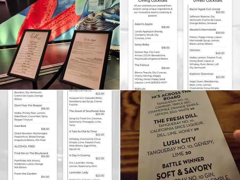 Civility & Unrest Menu