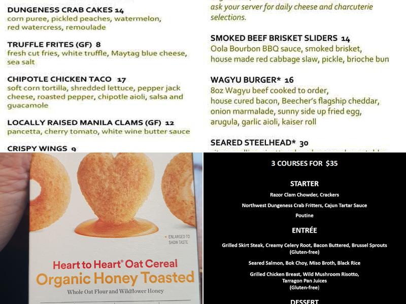 Cypress Lounge & Wine Bar Menu