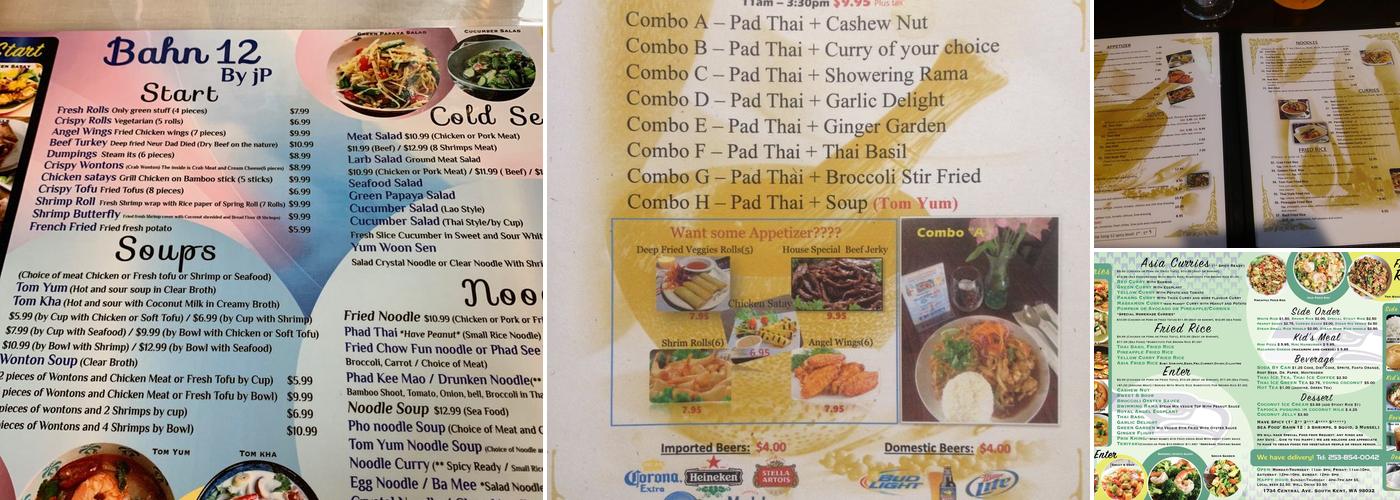 Bahn Sip Song Thai Bistro & Sports Bar Menu