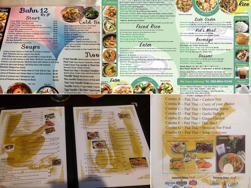 Bahn Sip Song Thai Bistro & Sports Bar Menu