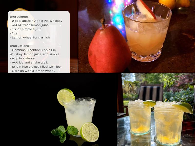 Blackfish Spirits Distillery Menu