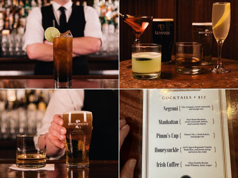 Uisce Irish pub Menu