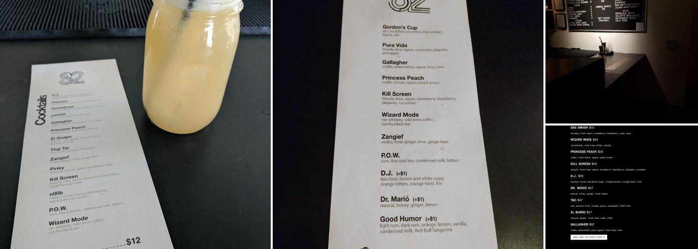 EightyTwo Menu