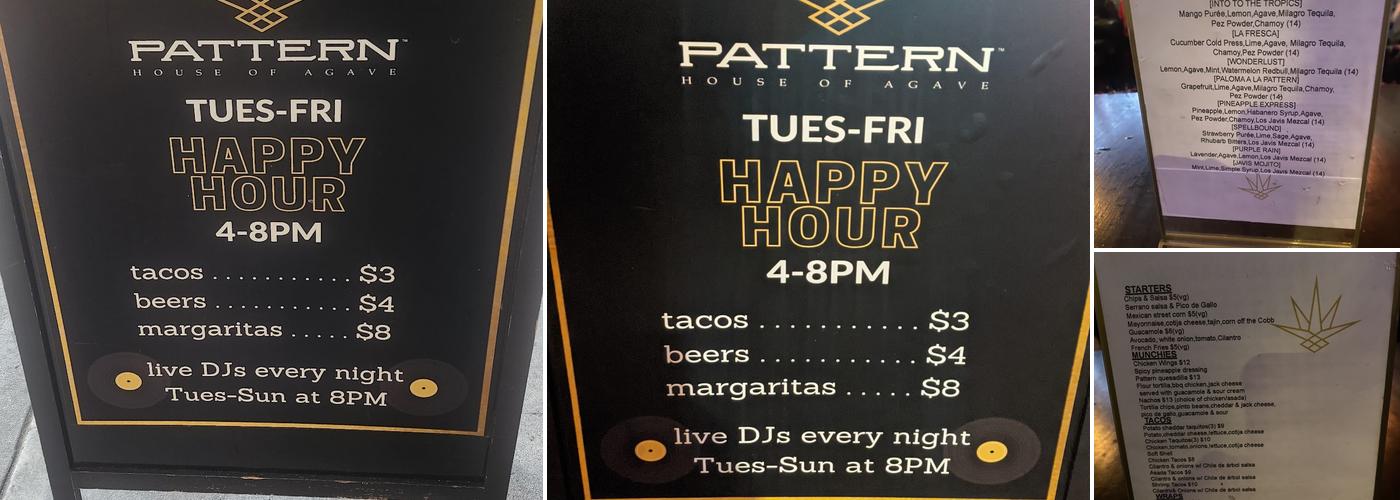 Pattern Bar Menu