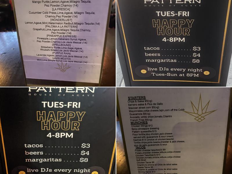 Pattern Bar Menu