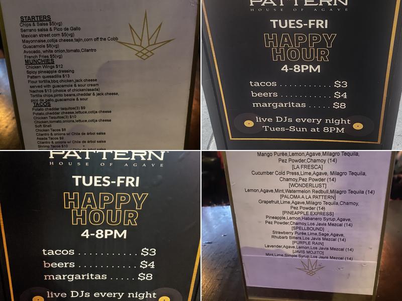 Pattern Bar Menu