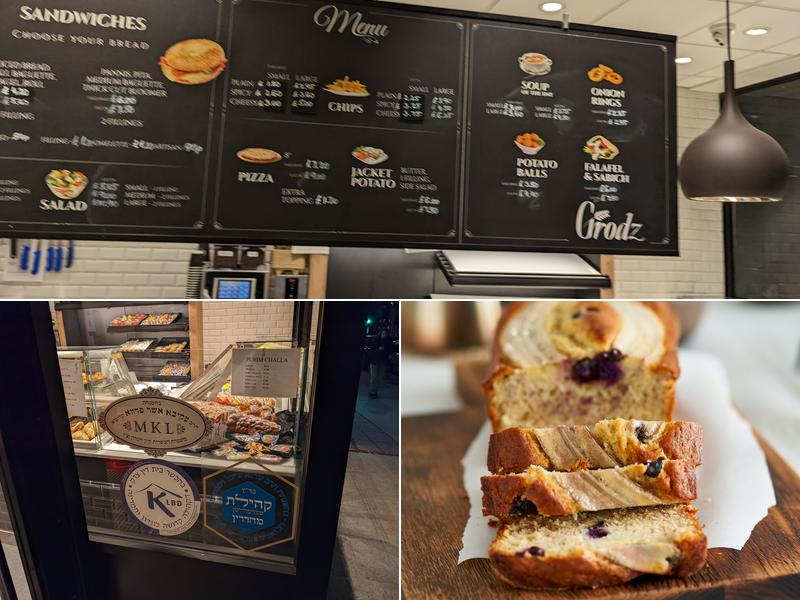 Grodz Golders Green Menu