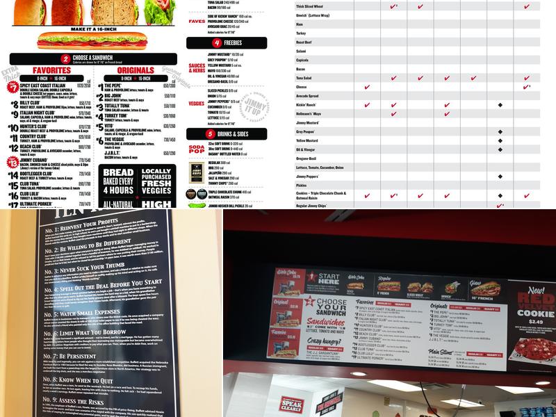 Jimmy John's Menu