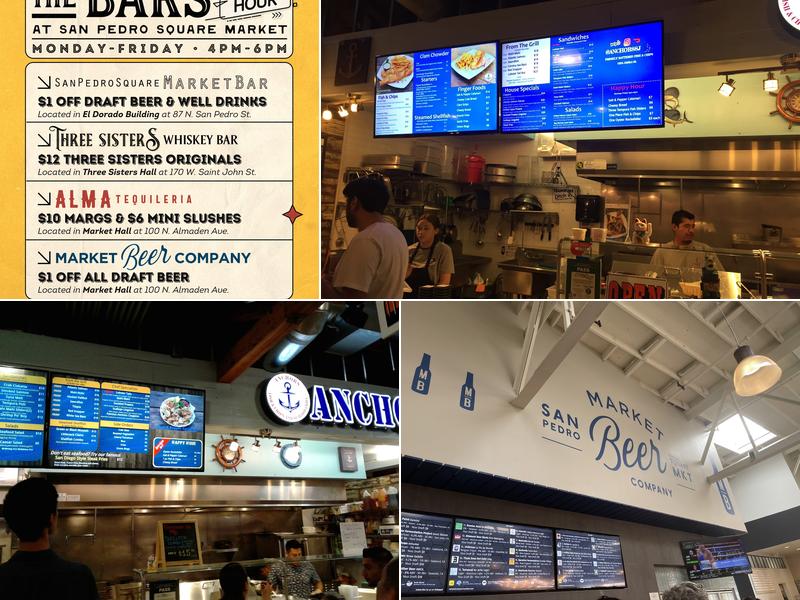 San Pedro Square Market Bar Menu