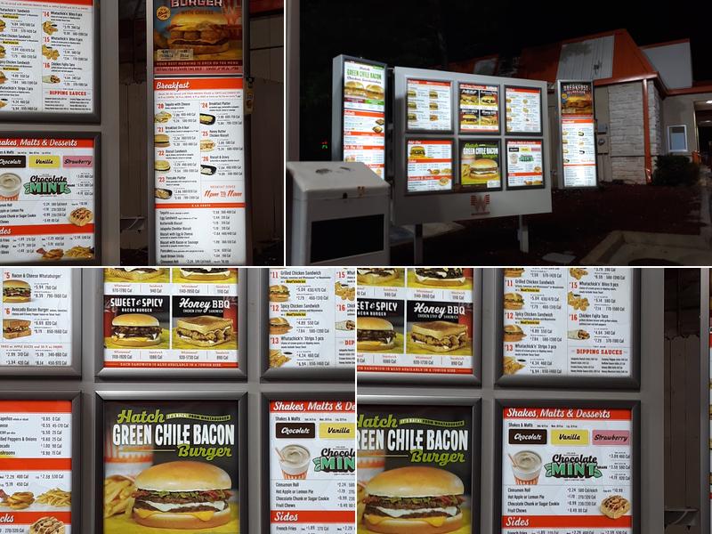 Whataburger Menu