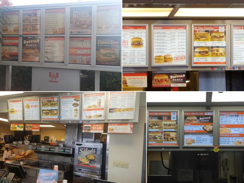 Whataburger Menu