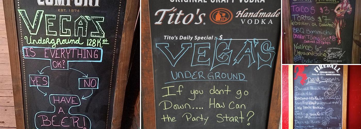 Vega's Menu