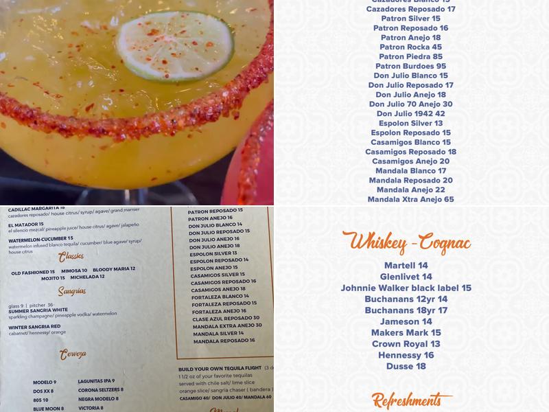 Agaves Kitchen & Tequila Menu
