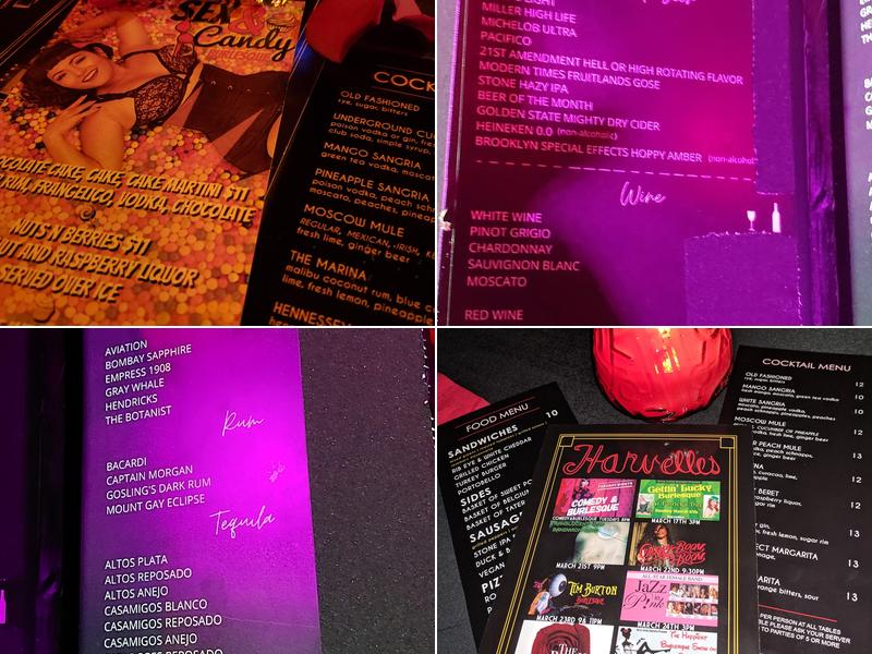 Harvelle's Long Beach Menu