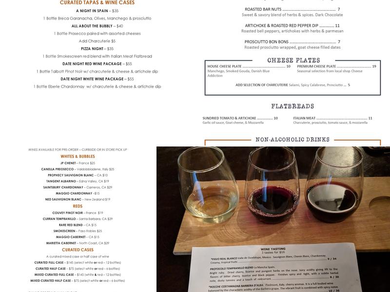 District Wine Menu