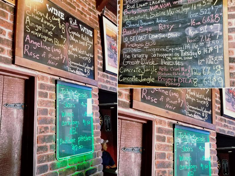 Clancy's Menu