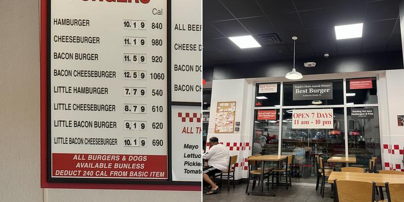 Five Guys Menu