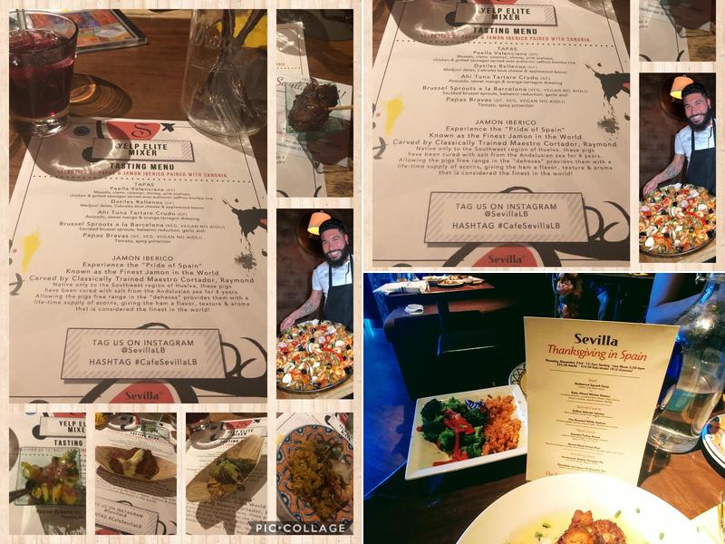 Sevilla Nightclub of Long Beach Menu