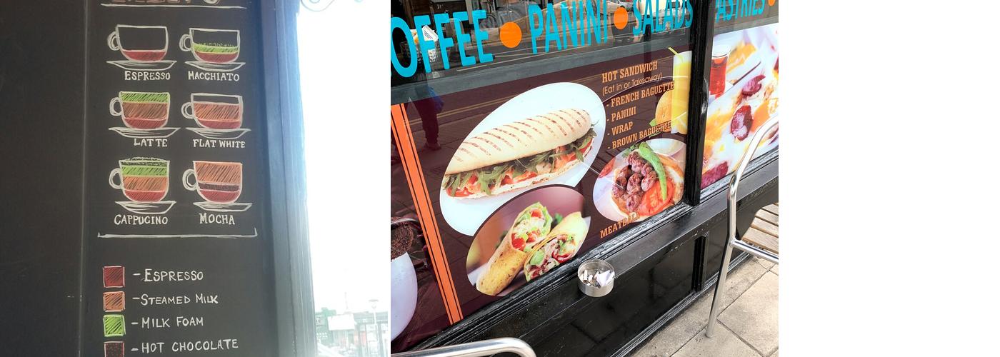 Take Coffee Breakfast Lunch Menu