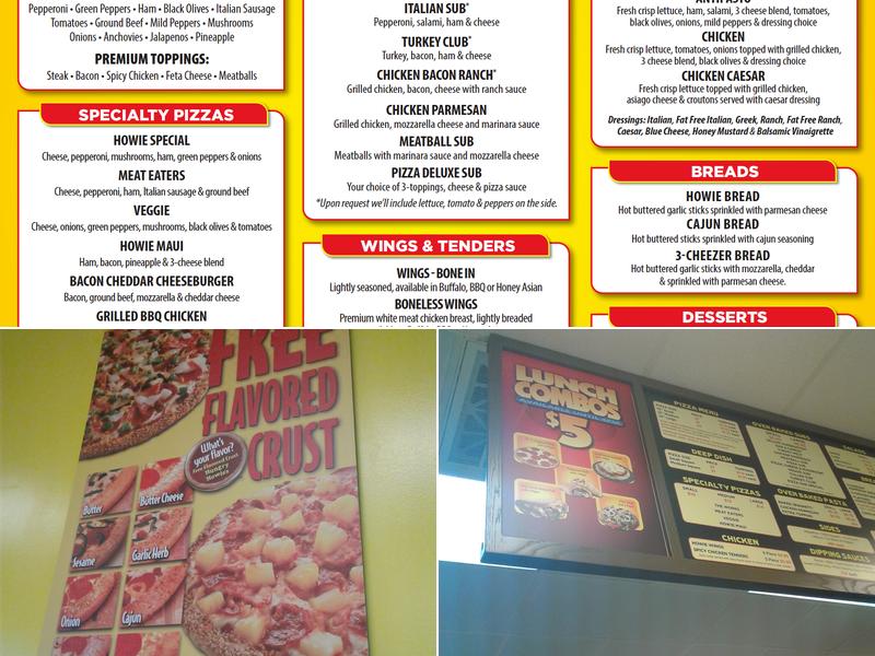 Hungry Howie's Pizza & Subs Menu