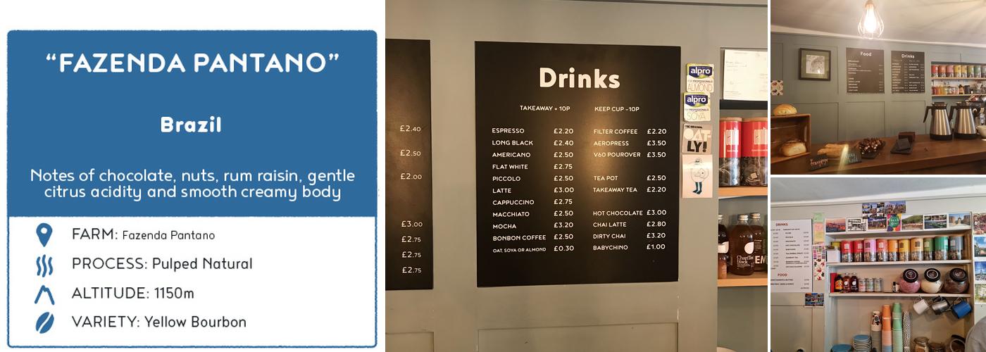 Jericho Coffee Traders Menu