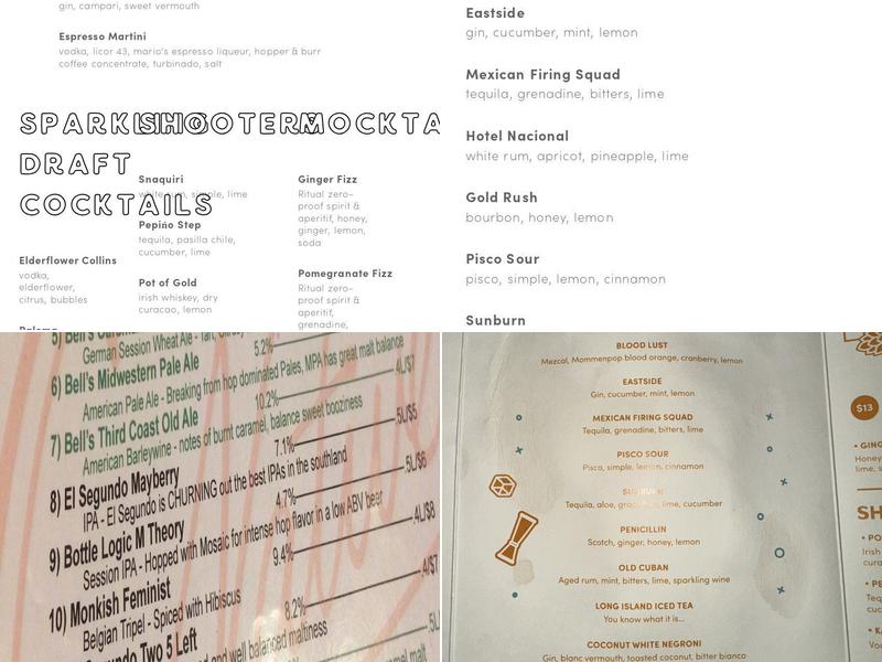 Native Son OC Menu