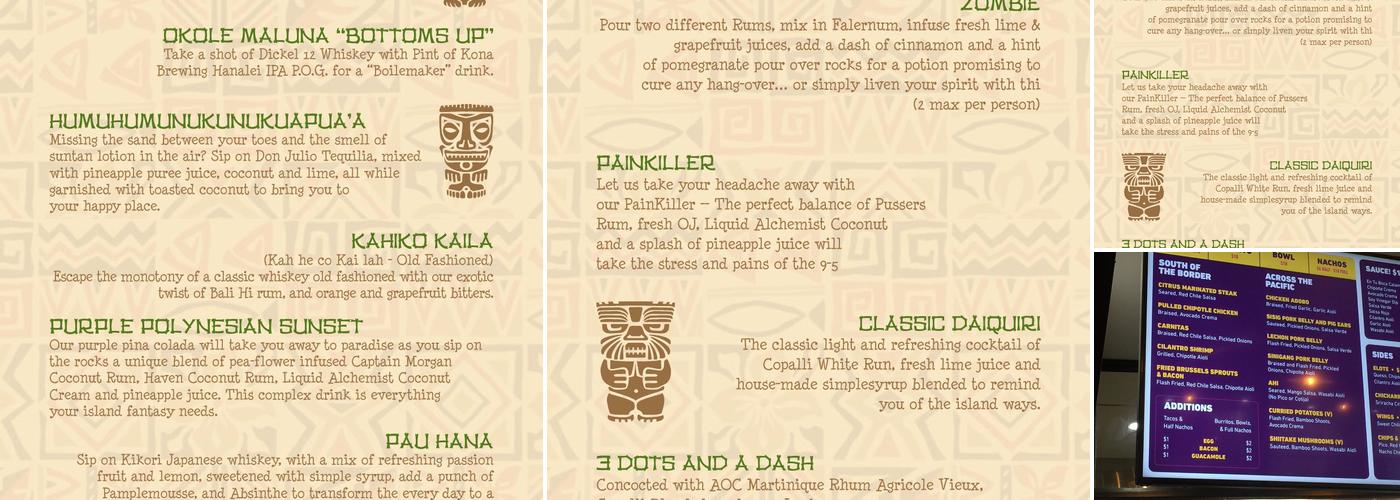 McFadden Public Market Menu