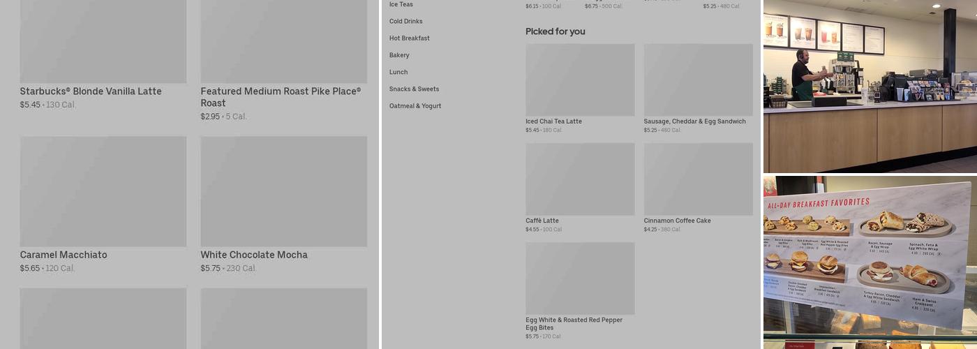 Starbucks Menu