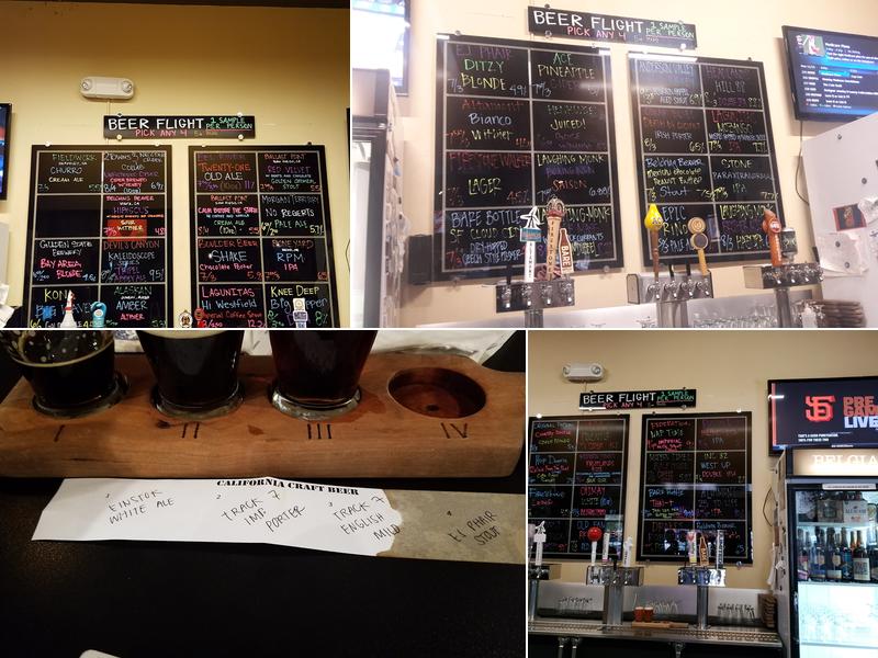 California Craft Beer Menu