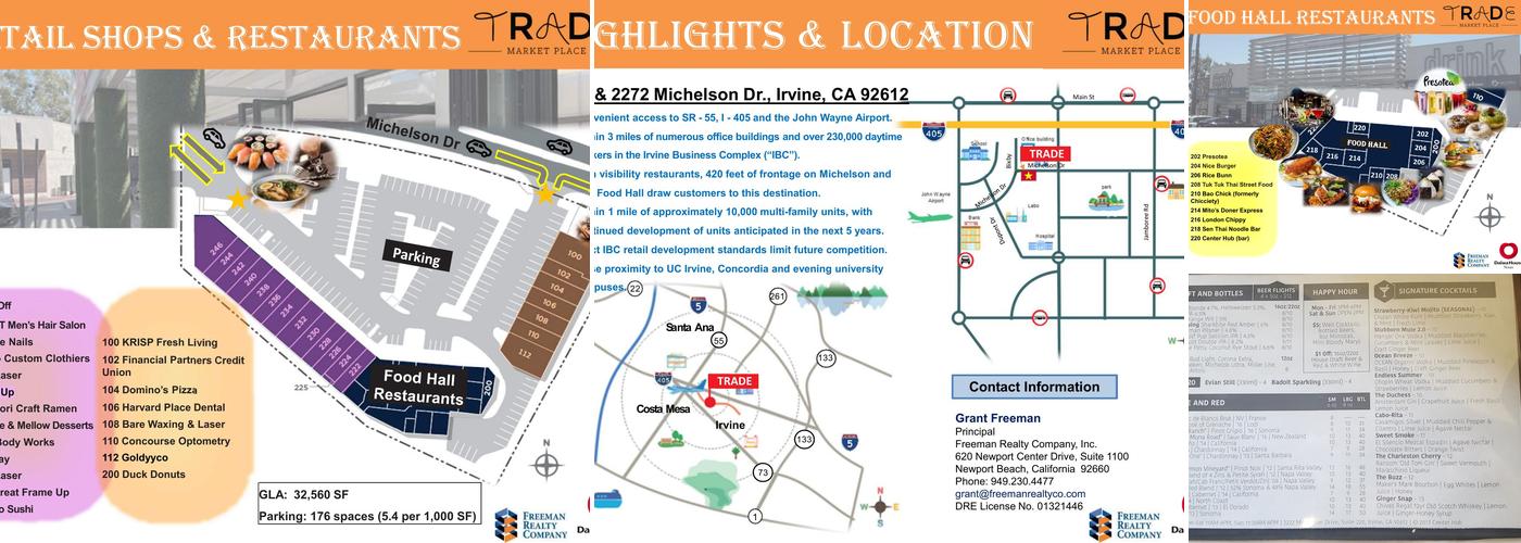 Center Hub at Trade Menu