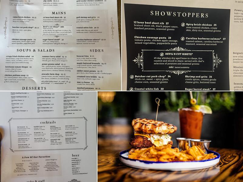 Bosscat Kitchen & Libations Menu